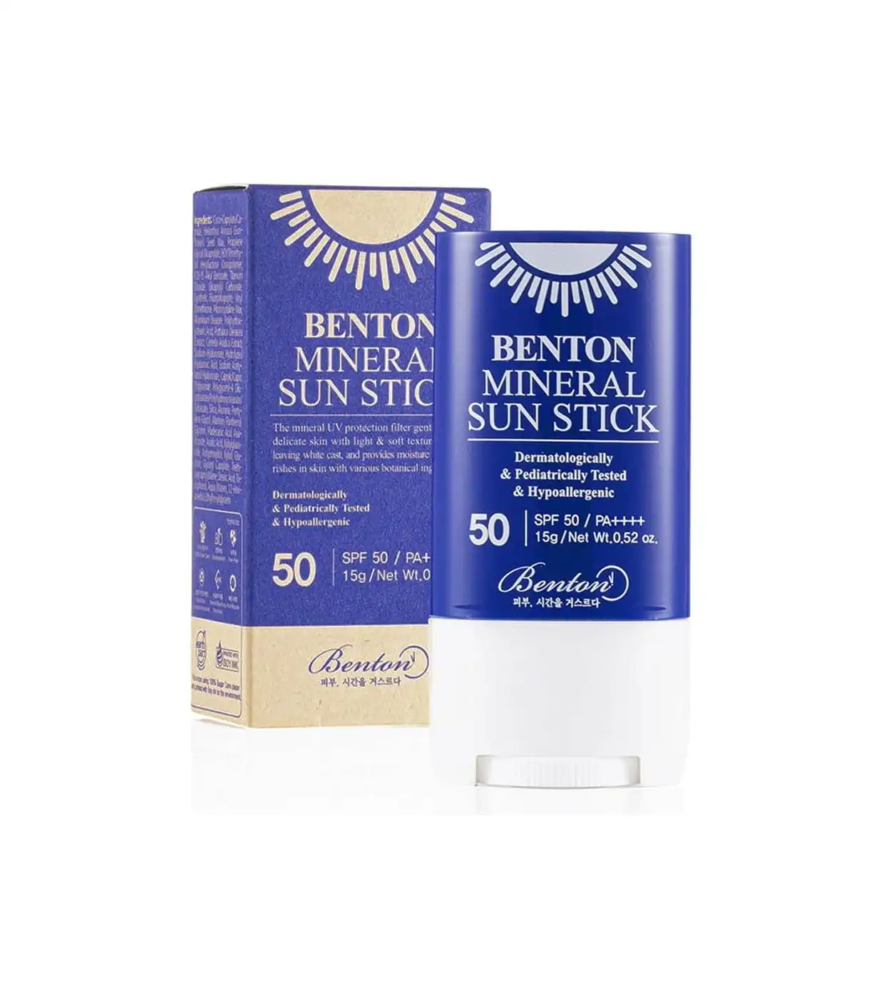 Benton - Protector solar facial SPF50+ Mineral Sun Stick - Benton - Comparador de precios