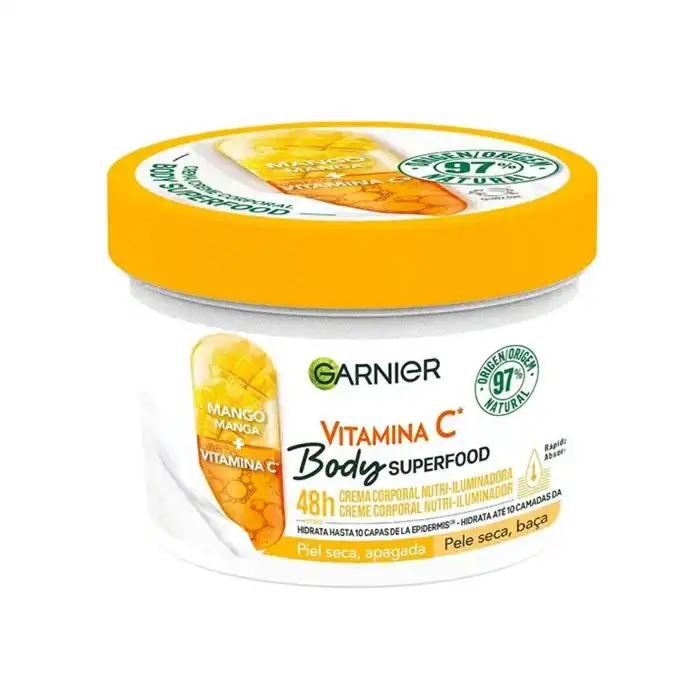 BodyFood Crema Corporal Mango 380 ml - Garnier - Comparador de precios