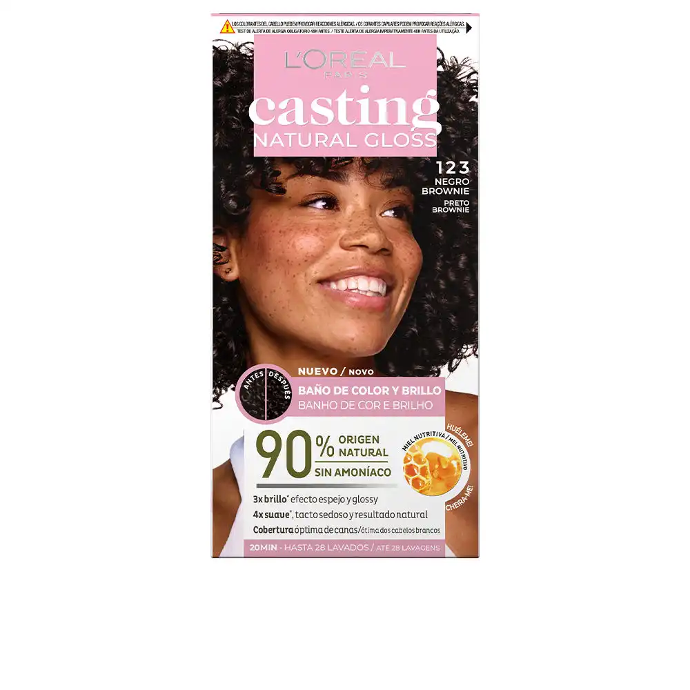 Casting Natural Gloss #123-negro brownie - L'Oréal Paris - Comparador de precios