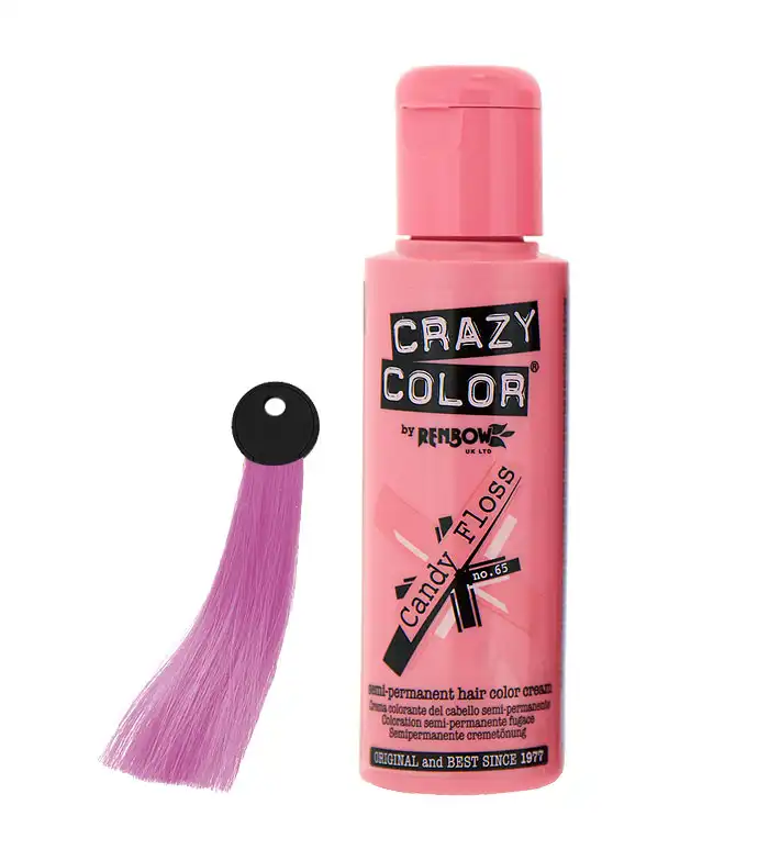 CRAZY COLOR Nº 65 - Crema colorante para el cabello - Candy Floss 100ml - Crazy Color - Comparador de precios