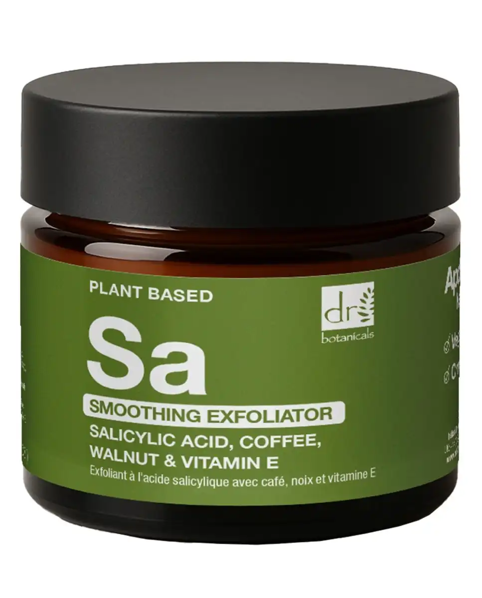 Exfoliante con ácido salicílico, café, nuez y vitamina E Dr Botanicals 30ml 700 - Apothecary - Comparador de precios