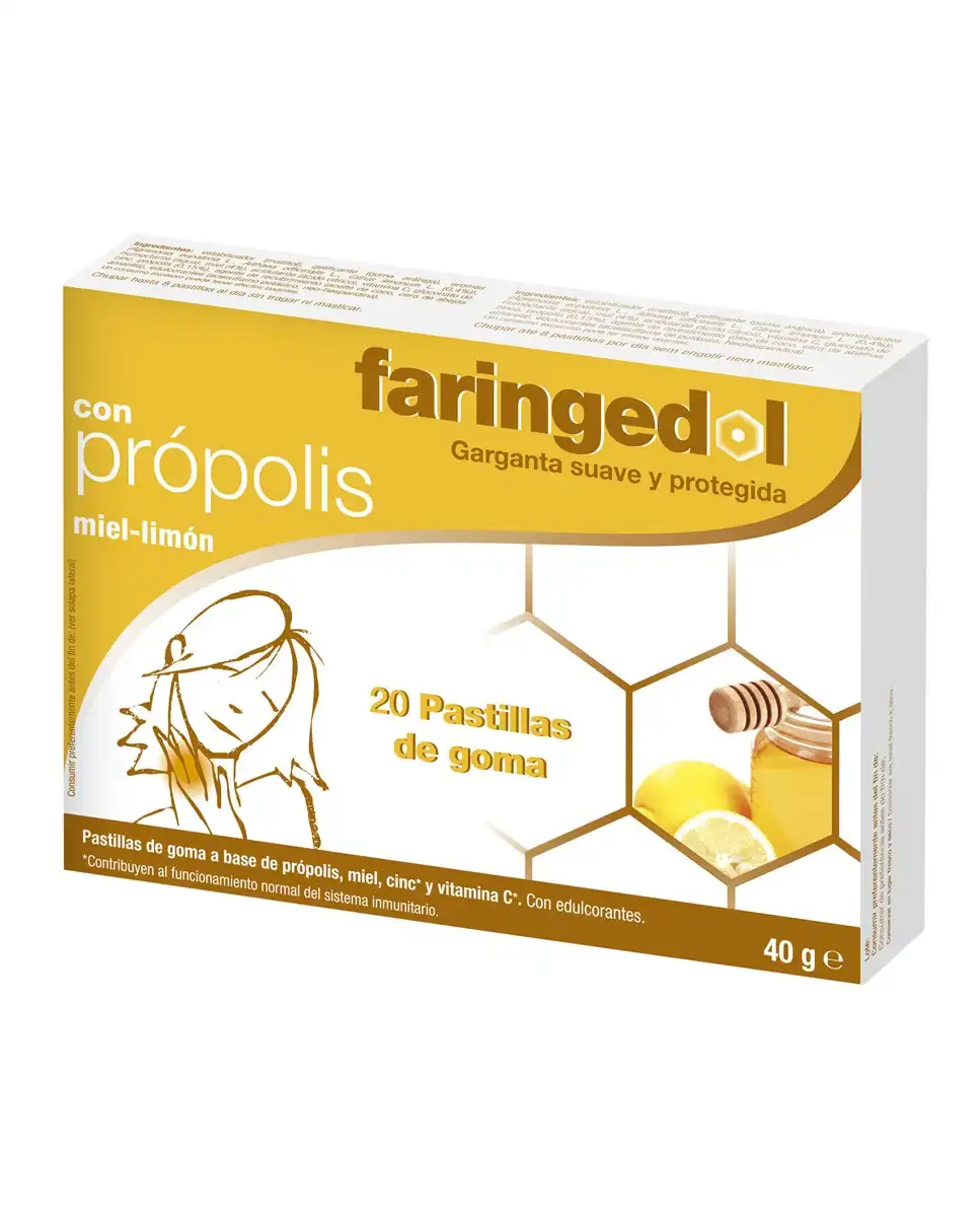 Faringedol - 20 Pastillas Miel - Faringedol - Comparador de precios