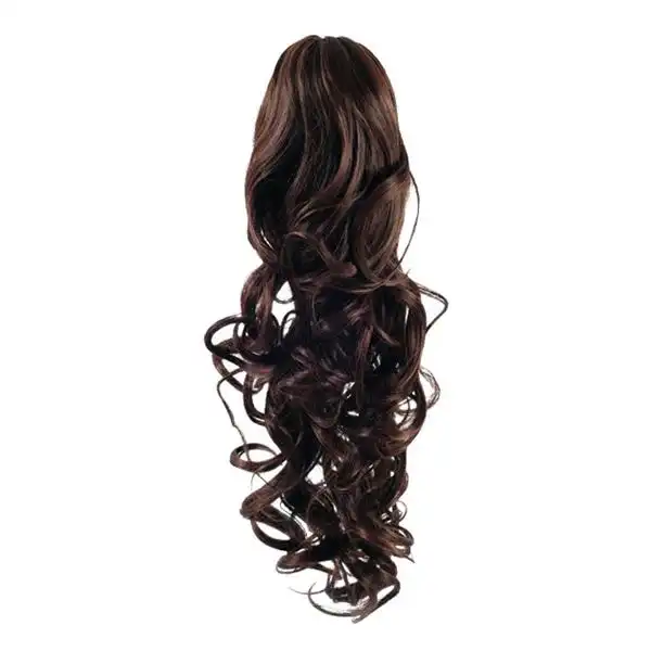 Fashiongirl - Extensiones De Cabello Con Cola De Caballo Con Clip #4 Marrón - Rizado Extensiones de cabello 1 pieces unisex - Fashiongirl - Comparador de precios