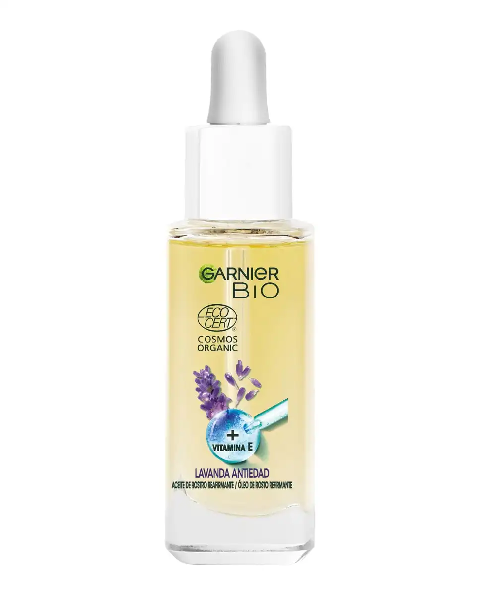 Garnier - Aceite De Rostro Reafirmante Antiedad Con Aceite Lavanda Bio - Garnier - Comparador de precios