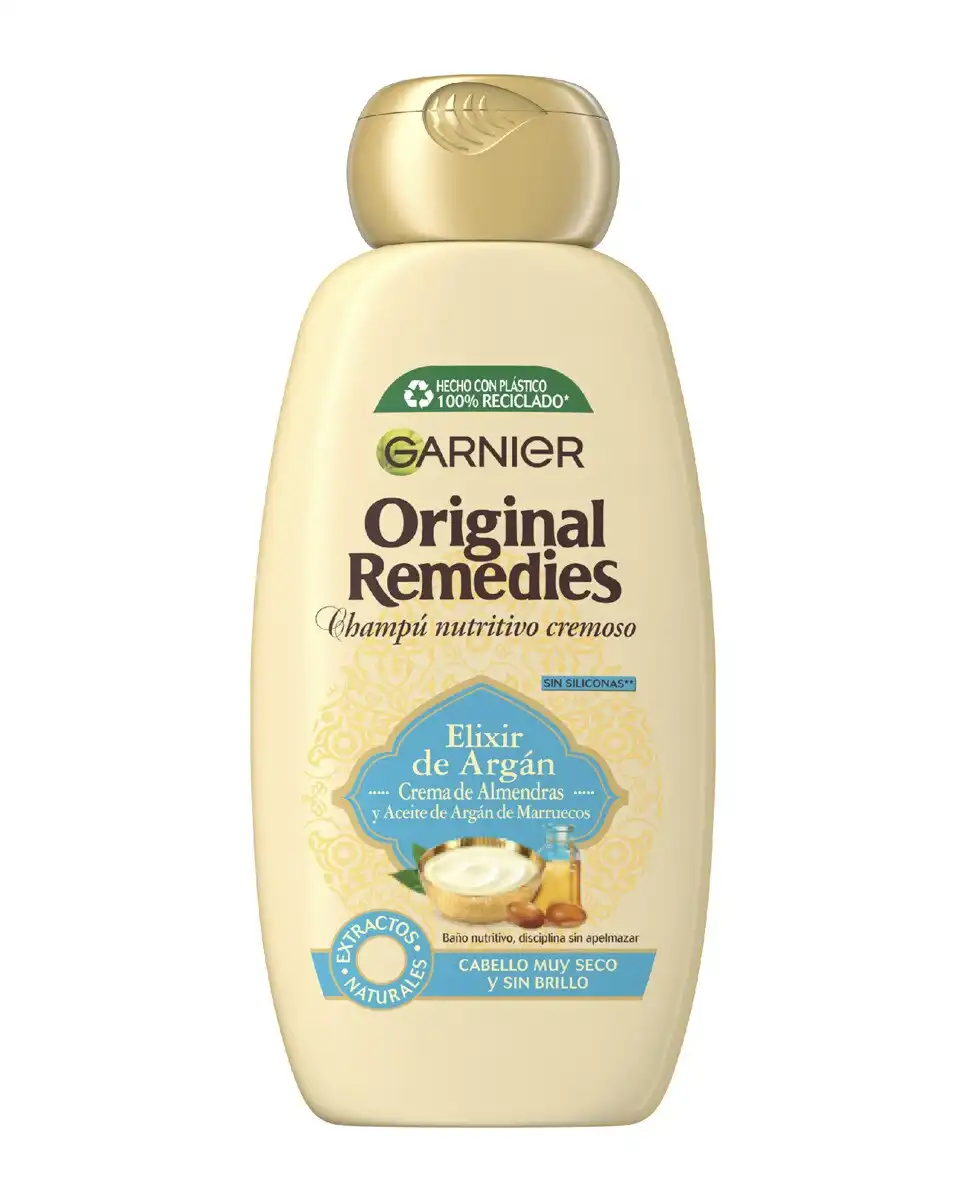 Garnier - Champú Nutritivo Elixir De Argán Original Remedies - Garnier - Comparador de precios