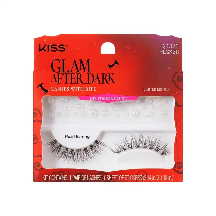 Glam After Dark Halloween Pearl Earring Pestañas Postizas - Kiss - Comparador de precios
