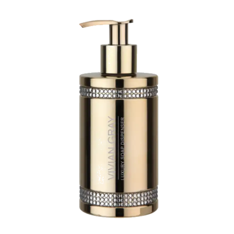 Golden crystal soap dispenser 250ml - Vivian Gray - Comparador de precios