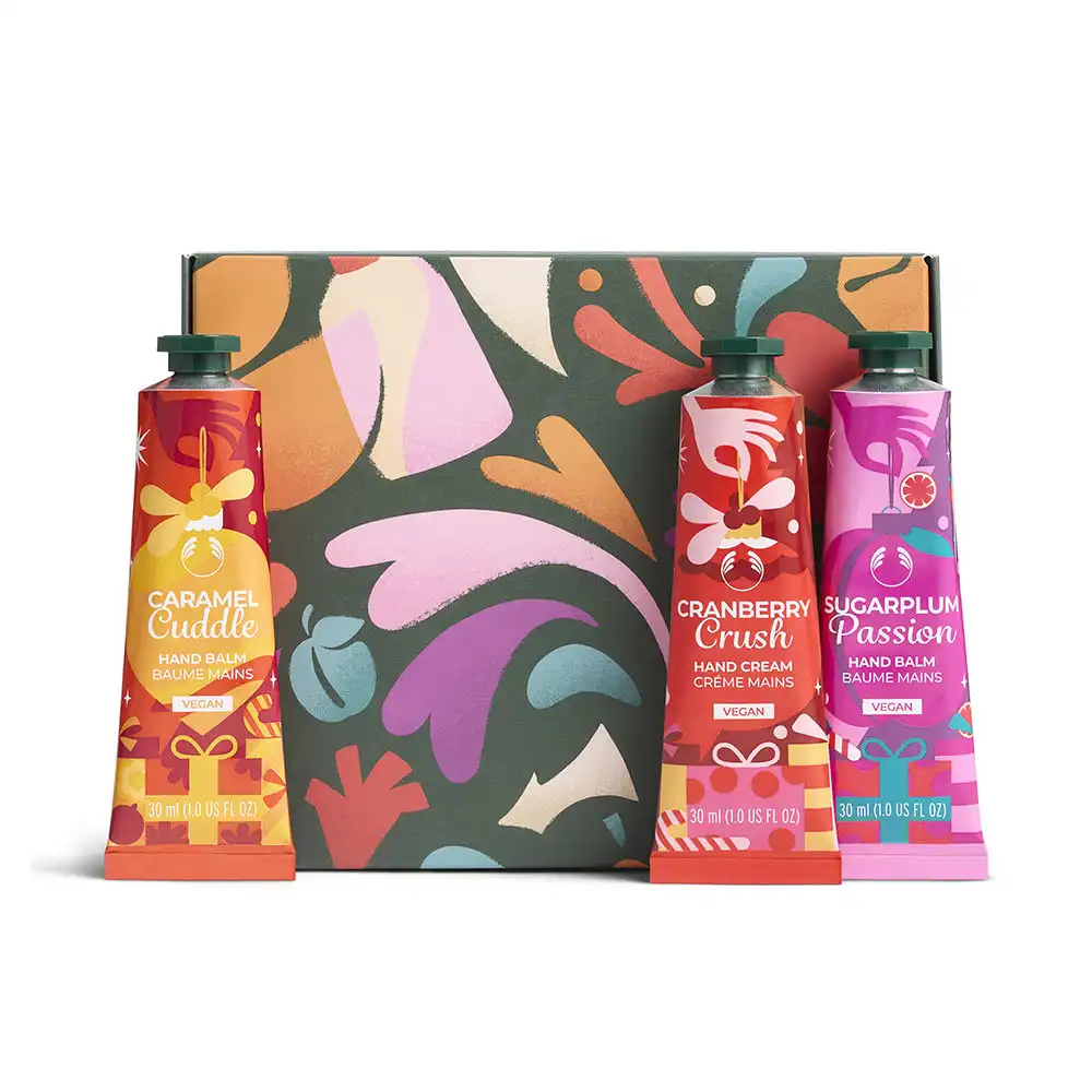 Handbalm Trio Estuche 3 pz - THE BODY SHOP - Comparador de precios