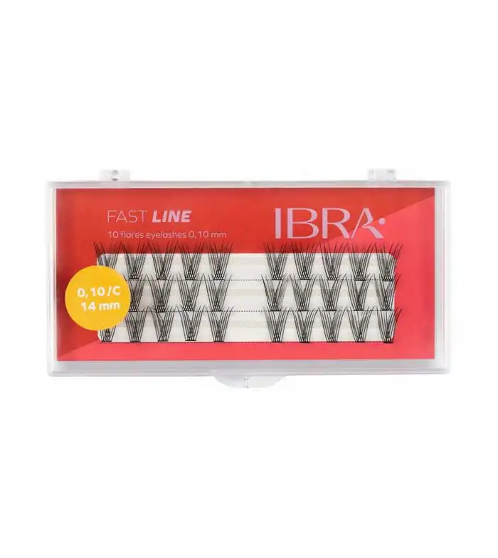Ibra - Pestañas postizas individuales Fast Line 0.10 C - 14mm - Ibra - Comparador de precios