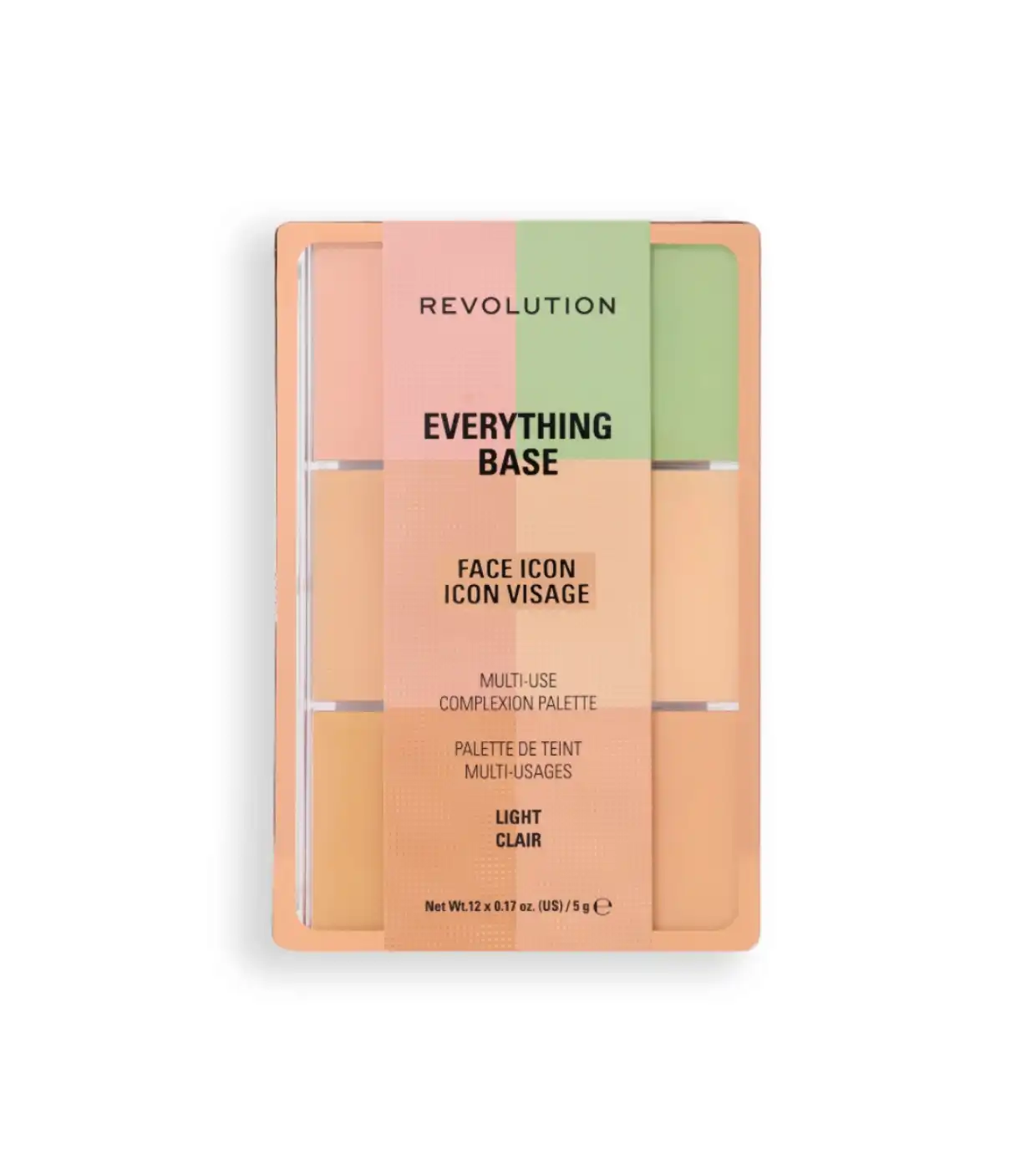 Makeup Revolution - Paleta de rostro Everything Base Face Icon Complexion - Light - Makeup Revolution - Comparador de precios