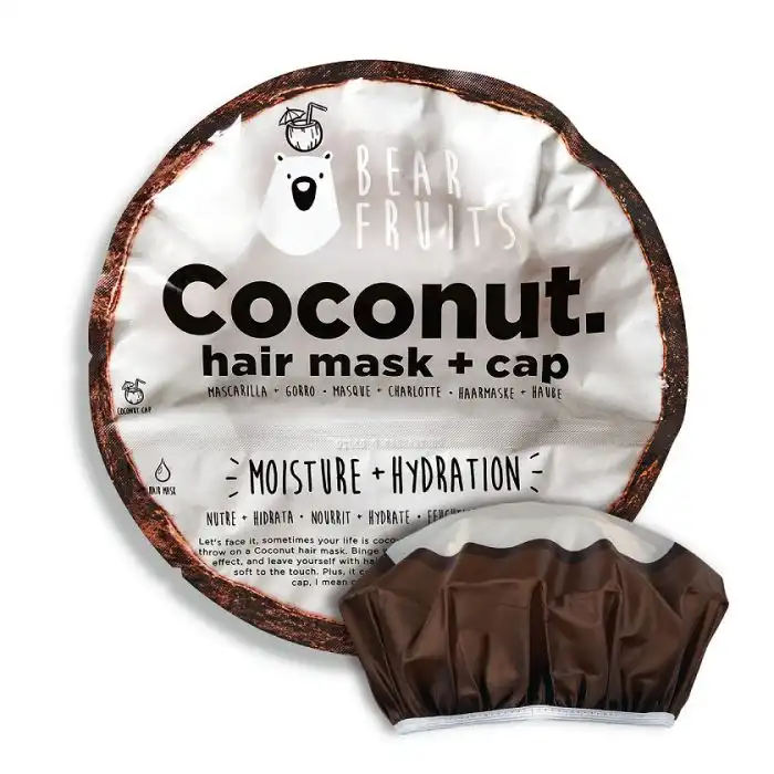 Mascarilla Capilar Coco + Gorro 20 ml - BEAR FRUITS - Comparador de precios