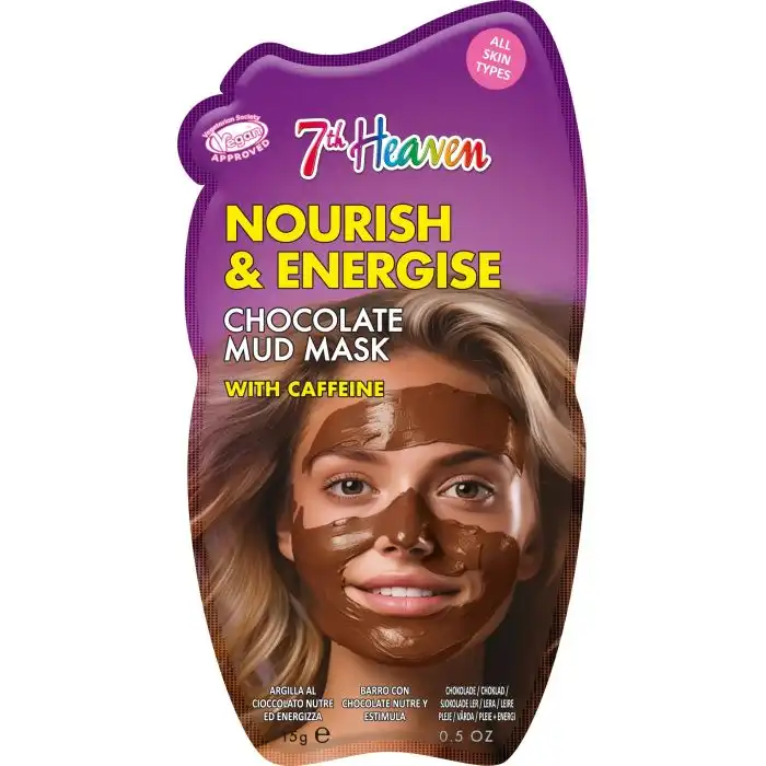 Nourish - Energise Mascarilla Facial Nutritiva y Estimulante con Chocolate y Cafeína 10 ml - 7th Heaven - Comparador de precios