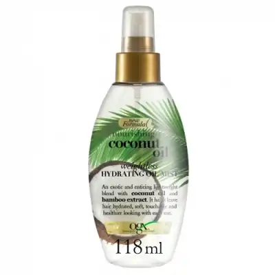 OGX OGX Aceite de Leche Coco Hidratante Cabellos Secos y Sin Brillo , 118 ml - OGX - Comparador de precios