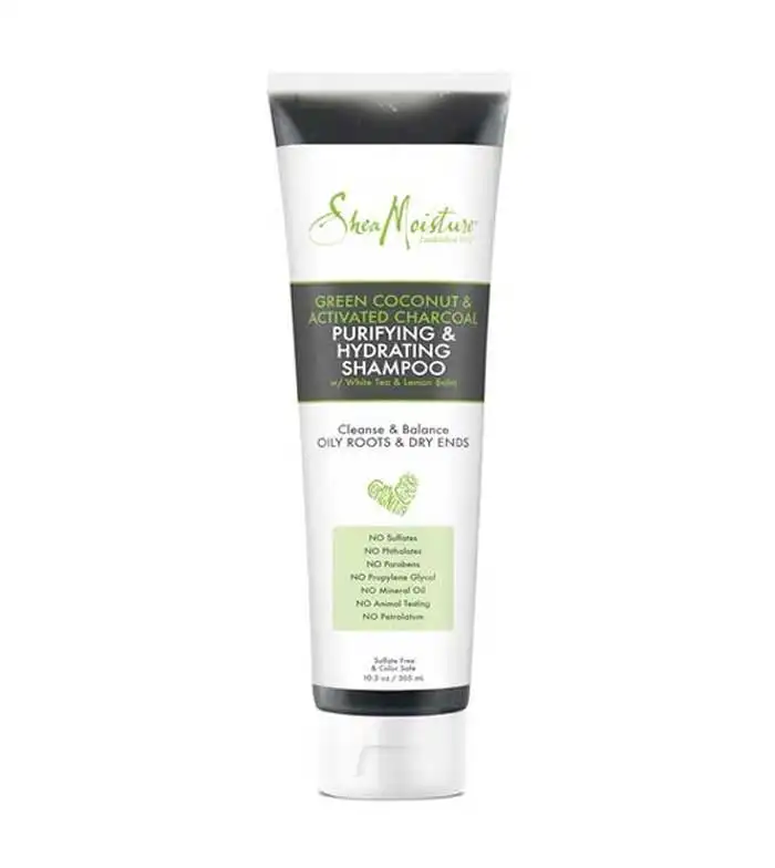 Shea Moisture - Champú purificante e hidratante - Coco verde y carbón activo - Shea Moisture - Comparador de precios