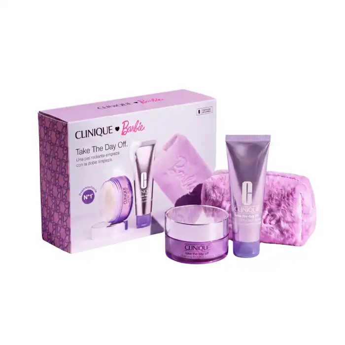 ¡40% DTO! Estuche Barbie Take The Day Off 250 ml - Clinique - Comparador de precios