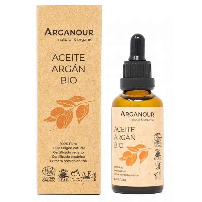 Aceite de Argan Puro 100% Bio 50 ml - Arganour - Comparador de precios