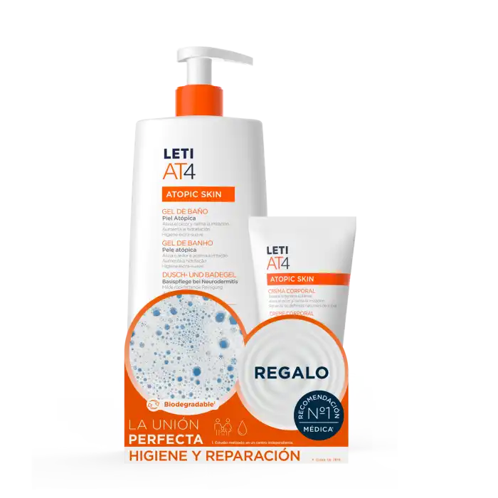 AT4 Gel de Baño Dermograso Extrasuave y Emoliente + Regalo Crema 800 ml - Leti - Comparador de precios