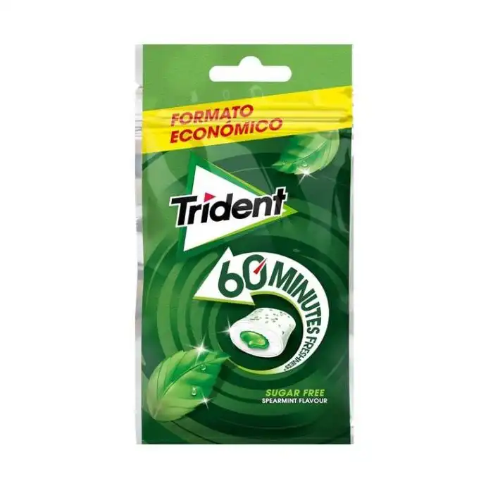Chicles de Hierbabuena 60 Minutes Freshness - TRIDENT - Comparador de precios