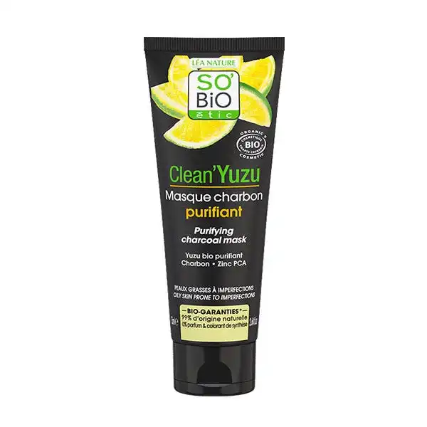 Clean'yuzu Masque Charbon Purifiant - SOBIO - Comparador de precios