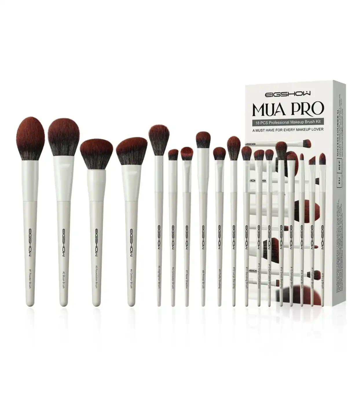 Eigshow - *Mua Pro* - Set 18 brochas de maquillaje - Eigshow - Comparador de precios
