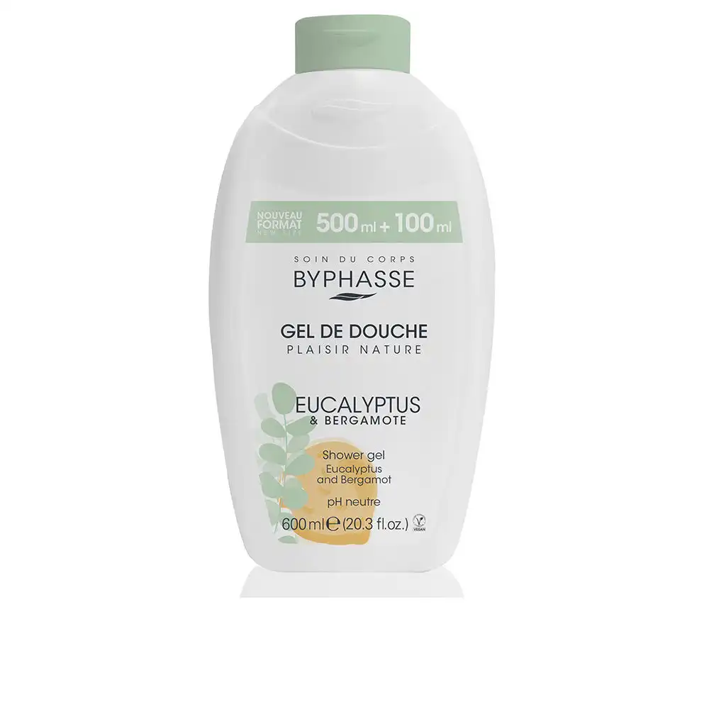 Eucalyptus & Bergamote gel de ducha 600 ml - Byphasse - Comparador de precios
