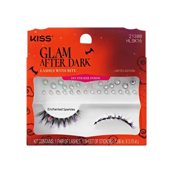 Glam After Dark Halloween Enchanted Sparkles Pestañas Postizas - Kiss - Comparador de precios