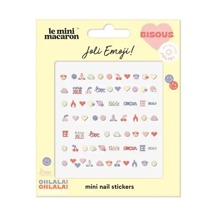 Joli Emoji Pegatinas para Uñas - Le Mini Macaron - Comparador de precios