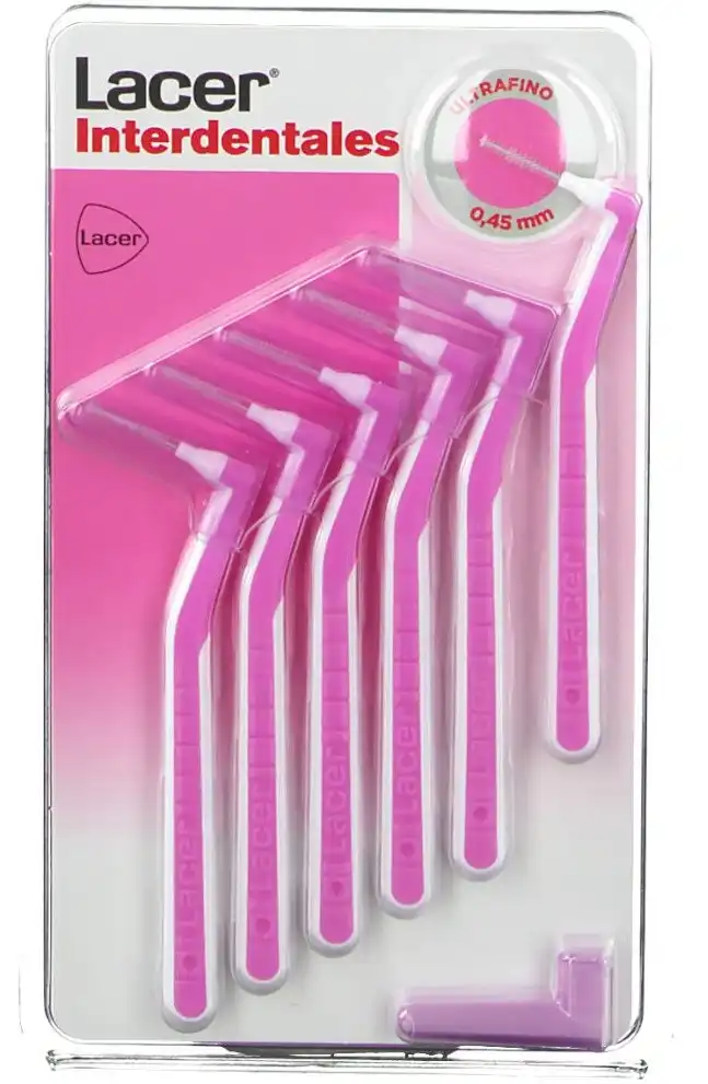 Lacer Cepillo Interdental Ultrafino Angular 6 unidades - lacer - Comparador de precios