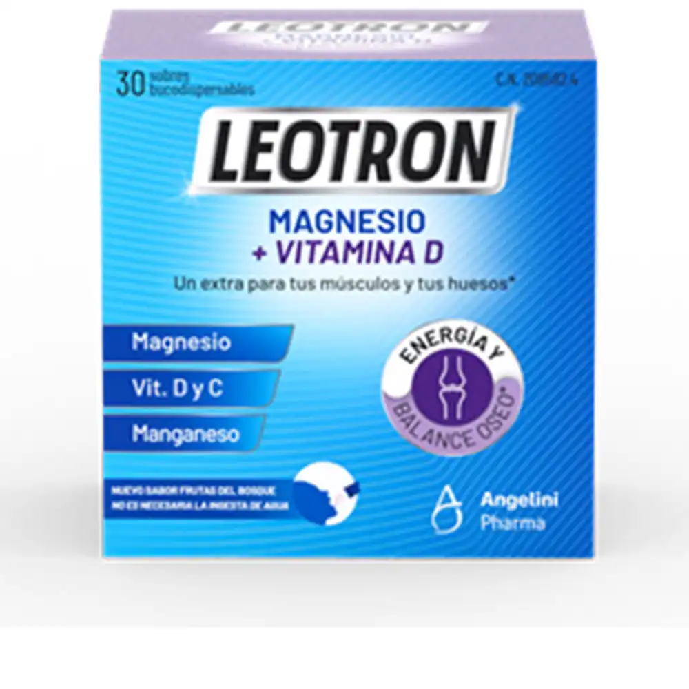 Leotron Magnesio + Vitamina D sticks 30 u - Leotron - Comparador de precios