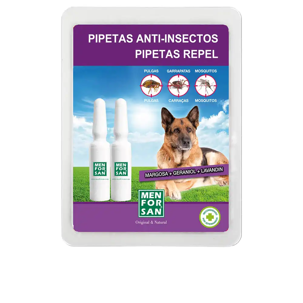 Pipetas perro ant-insectos 2 u - Men For San - Comparador de precios
