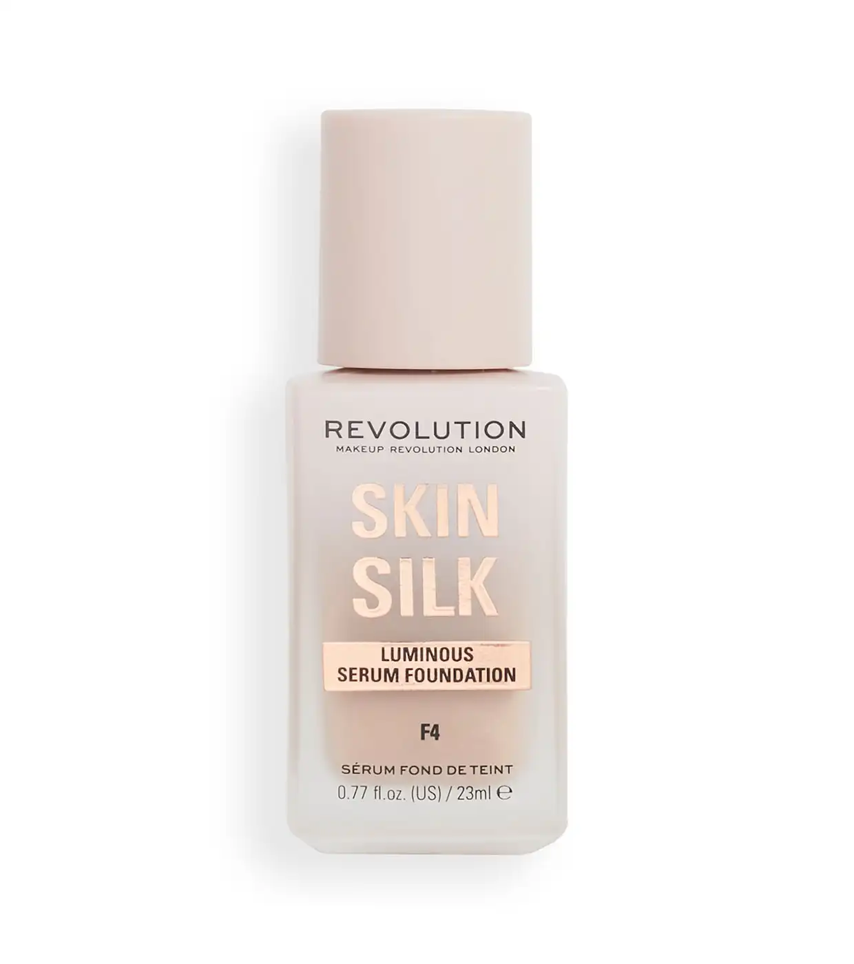 Revolution - Base de maquillaje Skin Silk Serum Foundation - F4 - Makeup Revolution - Comparador de precios