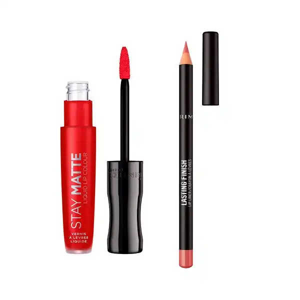 Stay Matte Lipstick + Lipliner Lasting Finish 500 - Rimmel London - Comparador de precios