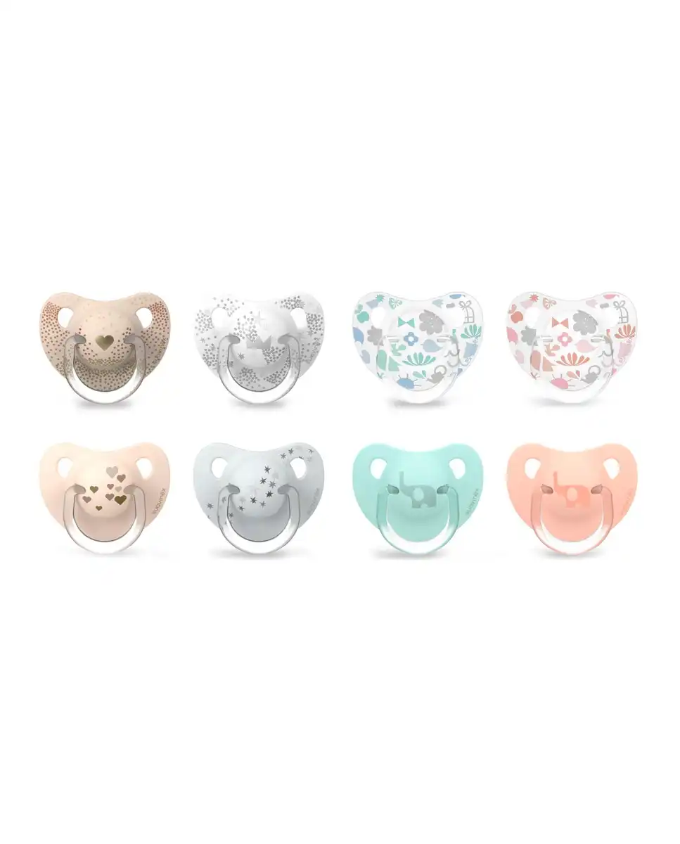 Suavinex - Pack Duplo Chupete 6-18 Meses Tetina Anatómica De Silicona - Suavinex - Comparador de precios