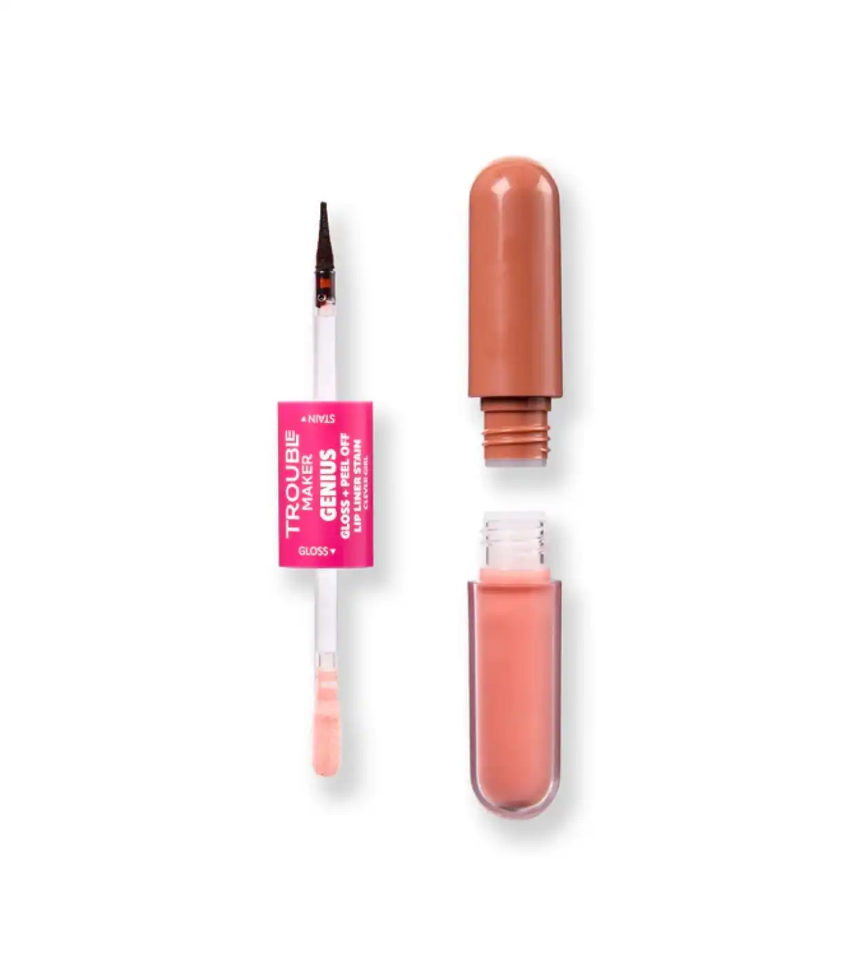 Trouble Maker - Duo Tinte labial peel-off + Brillo labial Genius - Clever Girl - Trouble Maker - Comparador de precios