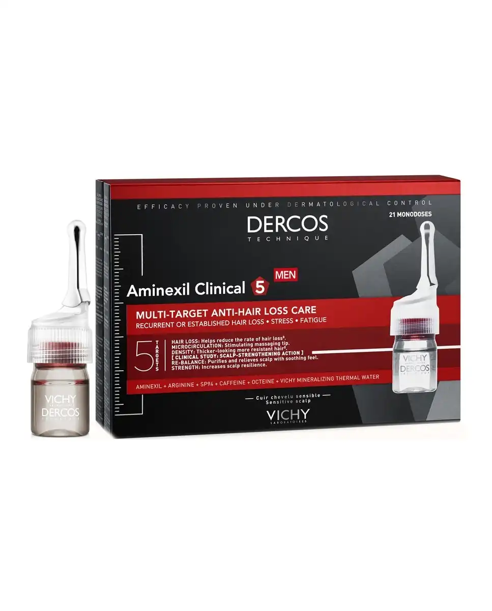 Vichy - 21 Ampollas Anticaída Aminexil Hombre - Vichy - Comparador de precios