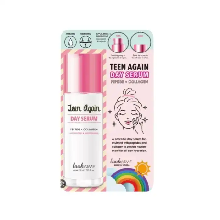 ¡23% DTO! Teen Again Day Serum Peptidos y Colágeno 30 ml - Look At Me - Comparador de precios