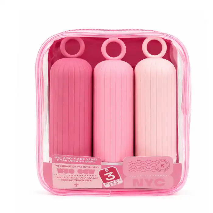 ¡33% DTO! Set 3 Botes Viaje Rose Dreams 90ML - Woo oow - Comparador de precios