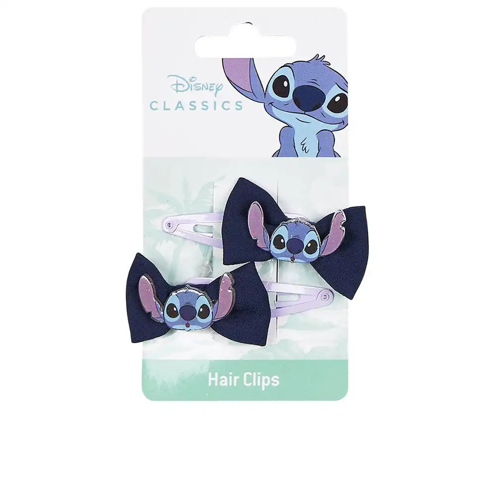 Clips Lazo Disney #stitch 7,4 x 12 ,5 x 2 cm 2 u - Inca - Comparador de precios