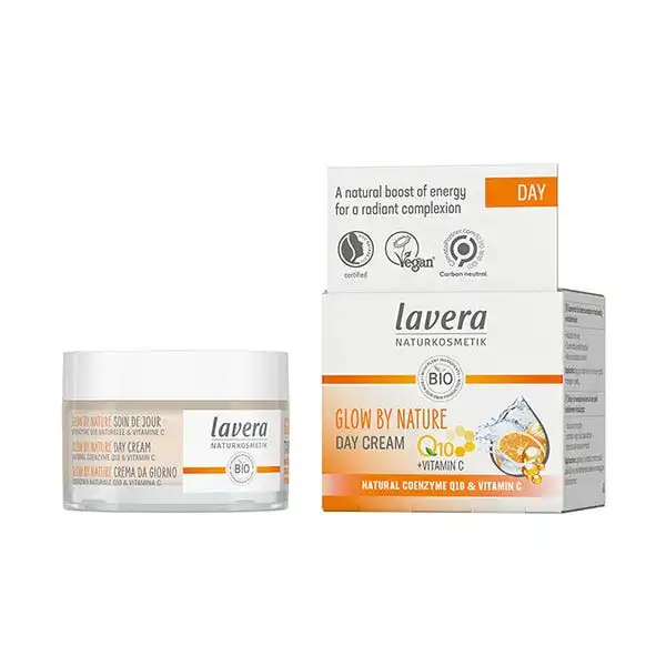 Crema DÃ­a Q10 Vit C Glow By Nature - lavera - Comparador de precios