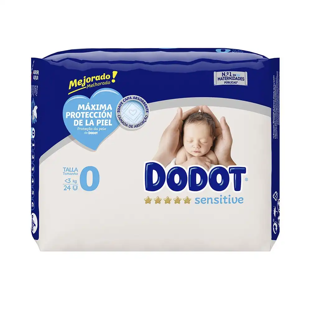 Dodot Sensitive Rn T0 pañales menos 3 kg 24 u - Dodot - Comparador de precios