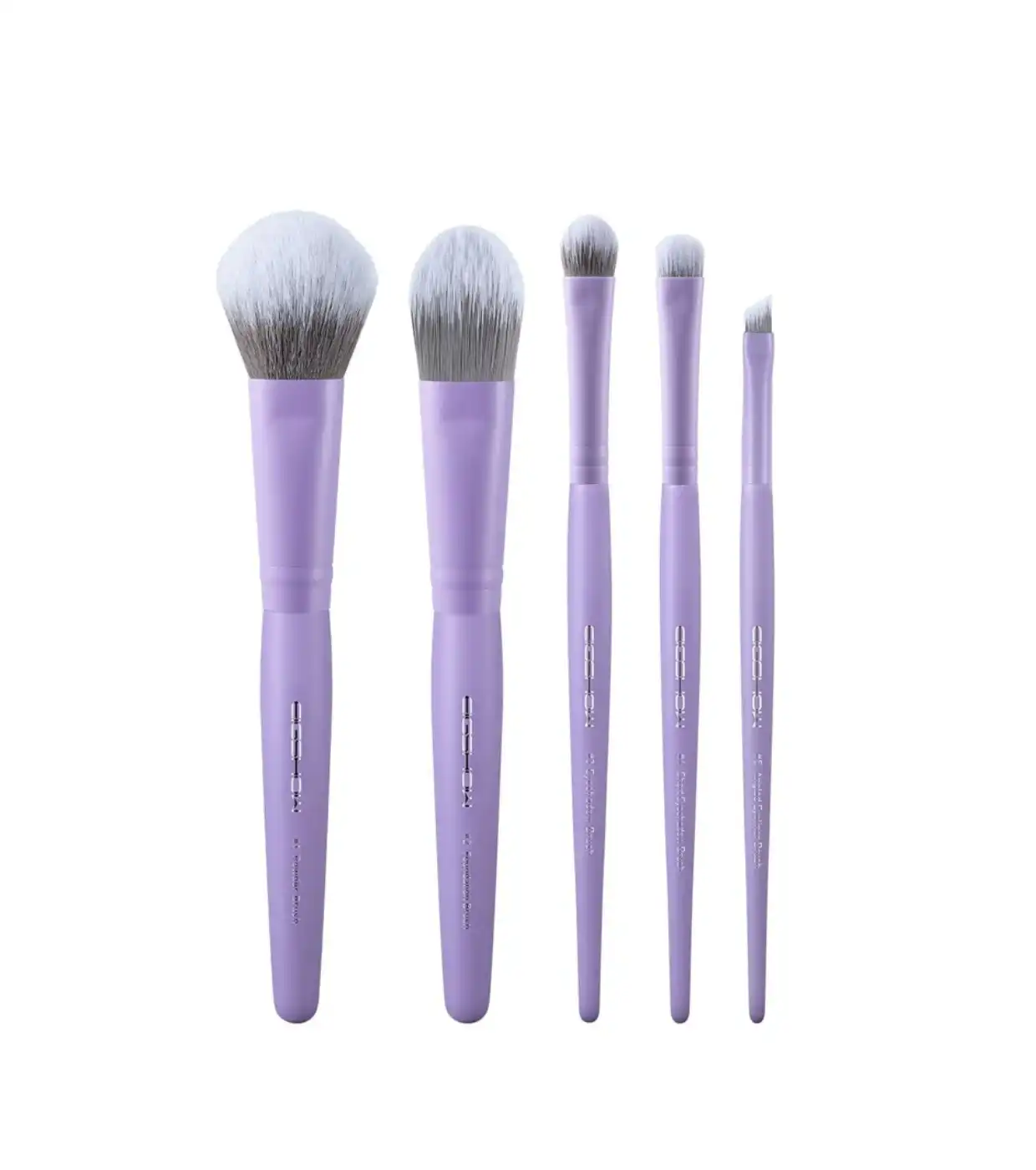 Eigshow - *Purple* - Set de 5 brochas de maquillaje DayPlus - Eigshow - Comparador de precios