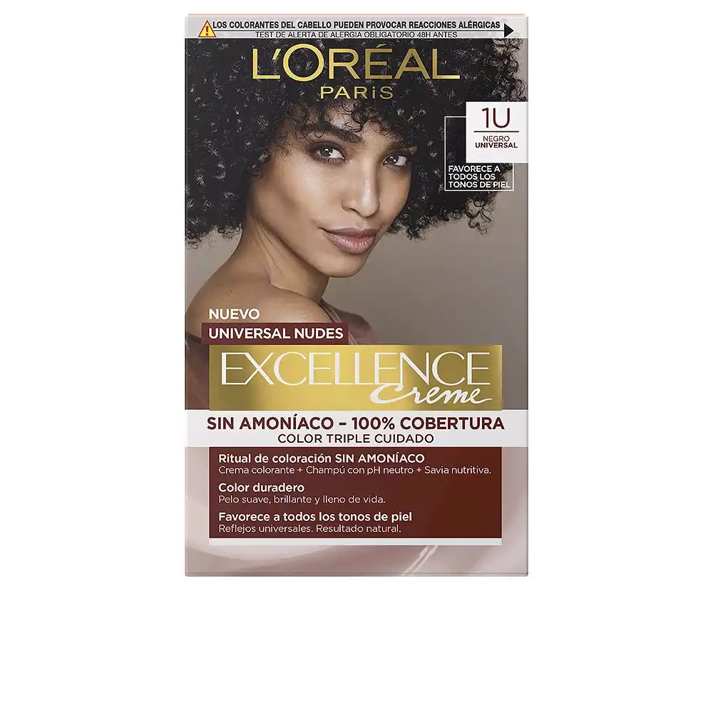 Excellence creme universal nudes tinte #1u-black 5 u - L'Oréal Paris - Comparador de precios