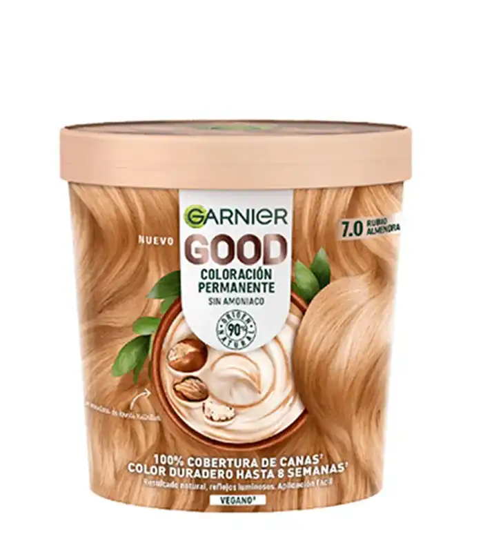 Garnier - Coloración permanente sin amoniaco Good - 7.0: Rubio Almendra - Garnier - Comparador de precios