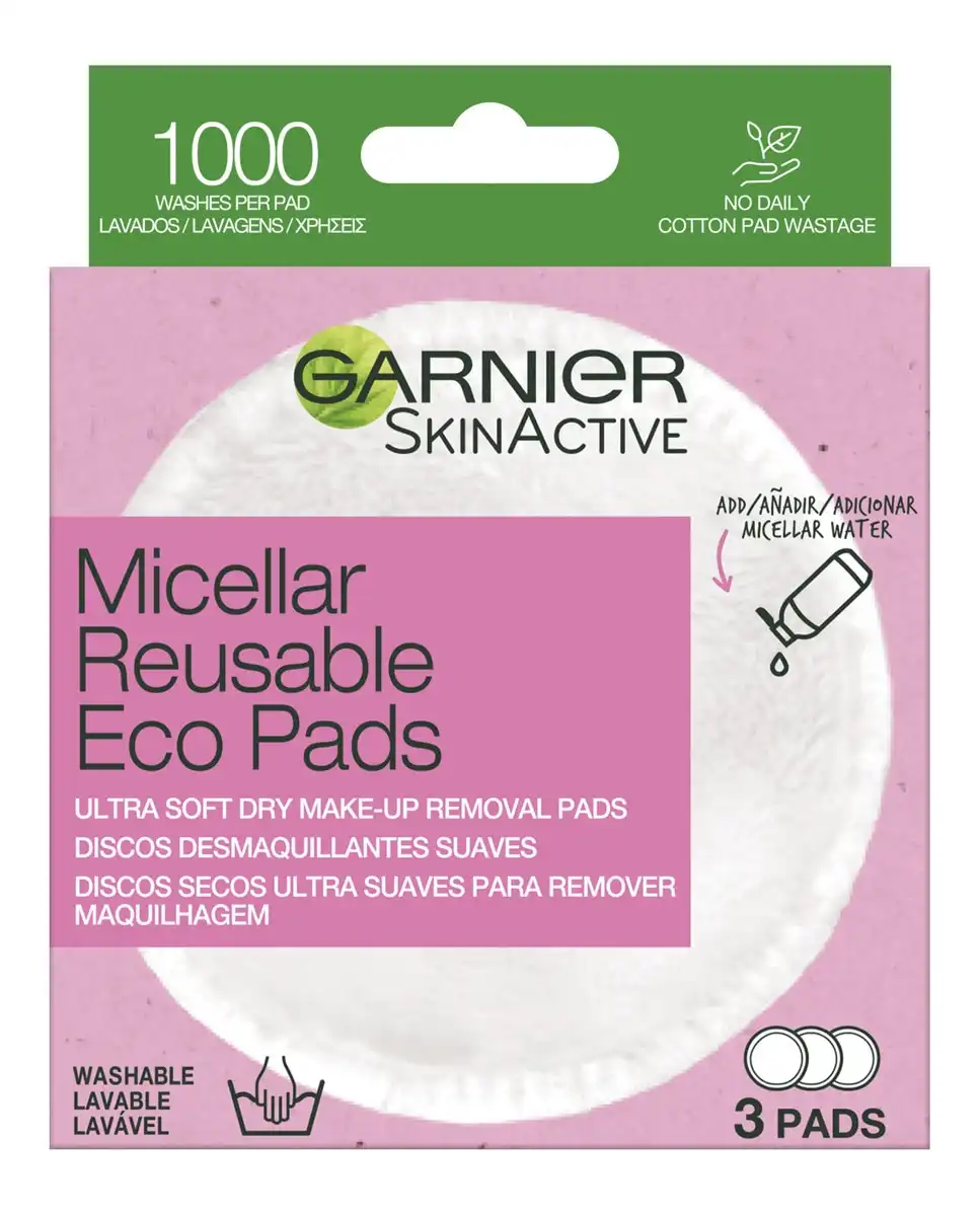 Garnier - Discos Desmaquillantes Reutilizables Skin Active - Garnier - Comparador de precios