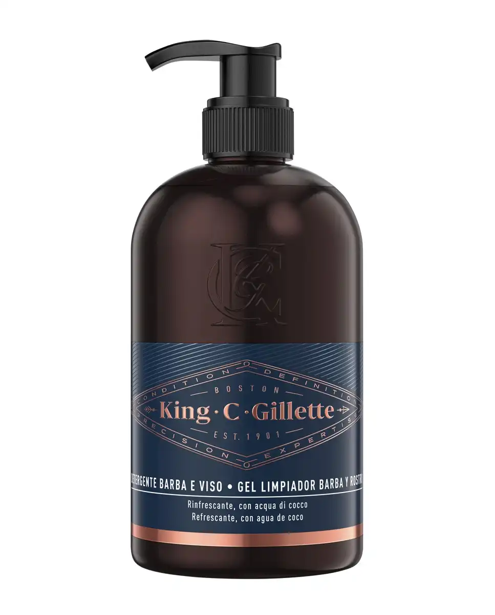 Gillette - Gel Limpiador Para Barba Y Rostro King C. - Gillette - Comparador de precios