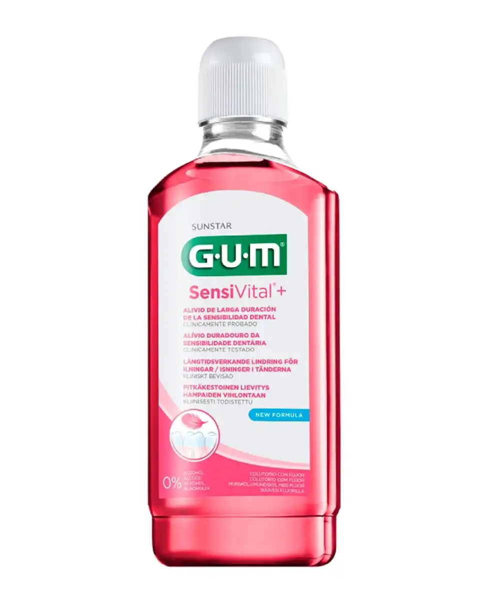 Gum - Colutorio Sensivital+ 500 Ml - GUM - Comparador de precios