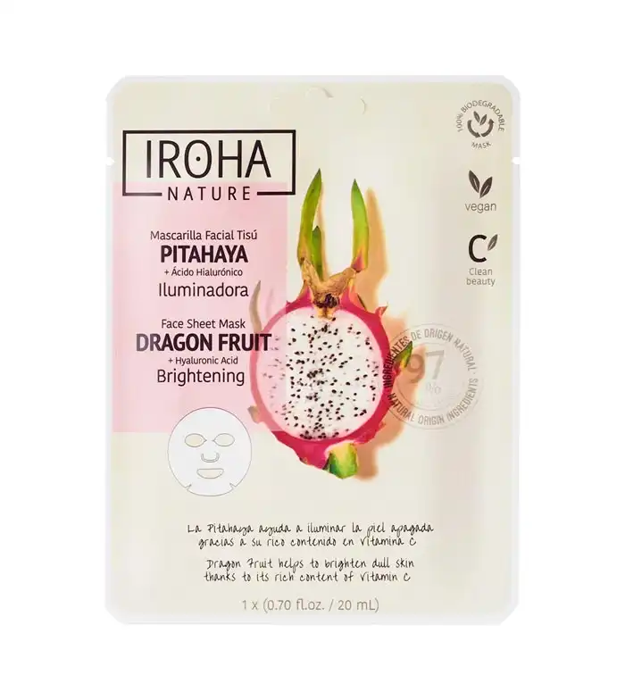 Iroha Nature - Mascarilla facial Tisú Iluminadora - Pitahaya - Iroha Nature - Comparador de precios