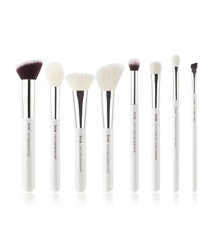 Jessup Beauty - Set de brochas 8 piezas - T239: White/Silver - Jessup Beauty - Comparador de precios