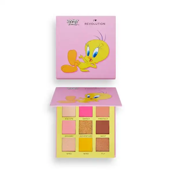Looney Tunes Tweety Mini Shadow Palette - I HEART REVOLUTION - Comparador de precios