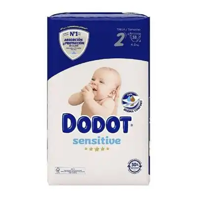 Pañales sensitive recien nacido talla 2 de 4-8 kg 39 unds - Dodot - Comparador de precios